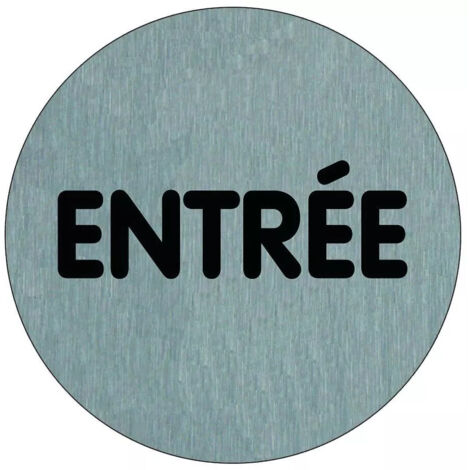 Pictogrammes alu brossé Novap - Entrée