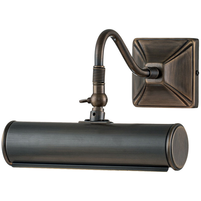 Picture Light - 1 Light Small Picture Wall Light Dark Bronze, E14 - Elstead