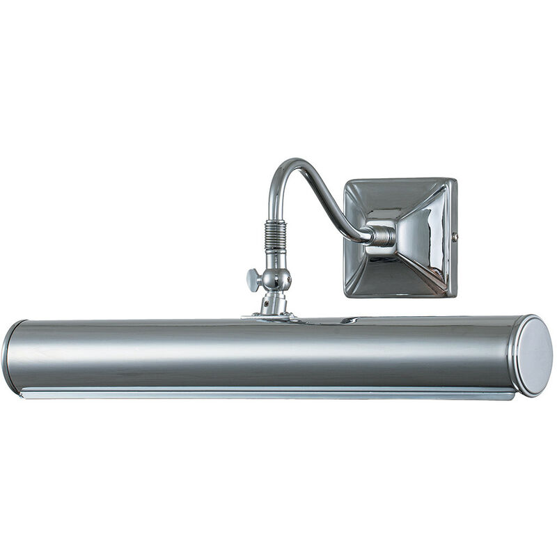 Picture Light - 2 Light Large Picture Wall Light Polished Chrome, E14 - Elstead