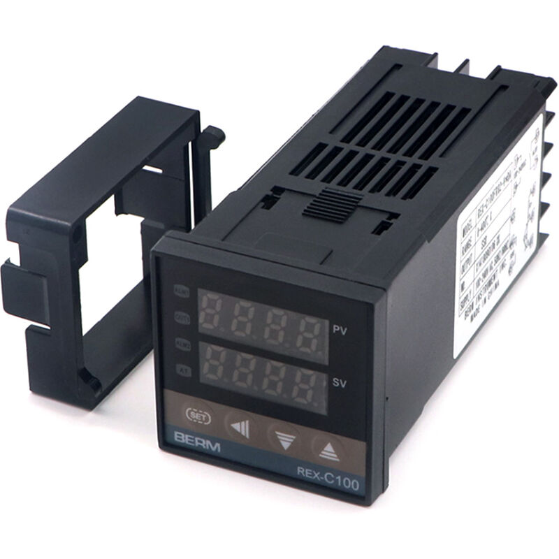 PID Digital Temperature Controller REX-C100FK02-V*DA 0 To 400¡ãC K Type Input SSR Output,model:Black