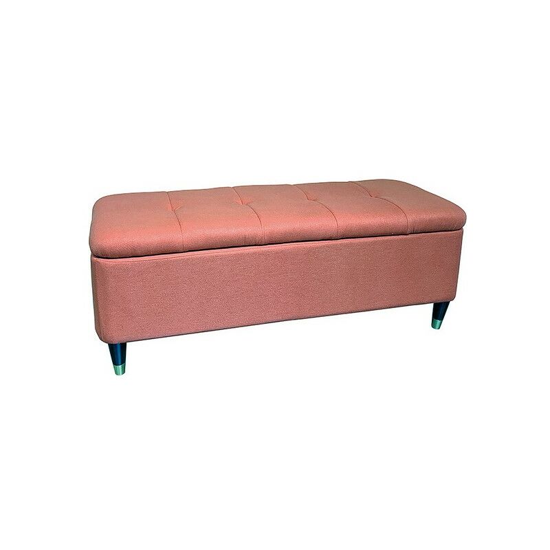 

Pie de cama madera de haya Naranja (114 x 44 x 43 cm)