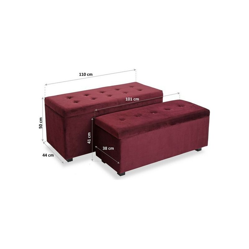 

BigBuy Home Pie de cama Poliéster Madera MDF (2 Piezas)