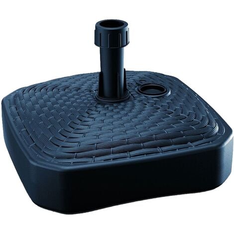 MARKENARTIKEL Pie de parasol redondo de polietileno antracita rellenable de 12L