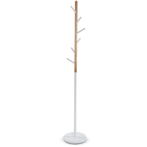 Pie De Salón 1xE27 Blanco Verde Natural 170x40x40cm CONGO