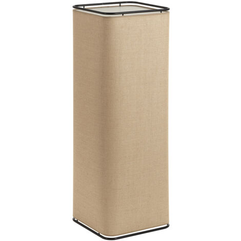 Pie de salón AKIRO Large LED T8 2x14W 1715lm CRI80 3000K Negro Lino-saco