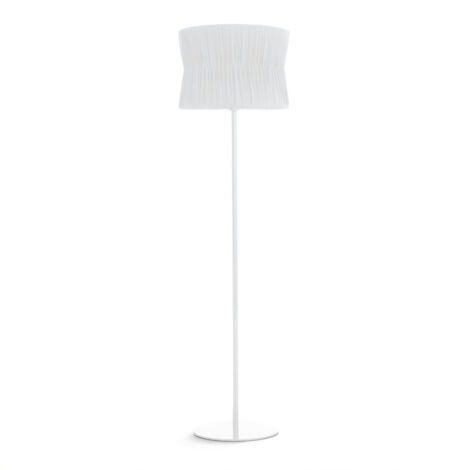 Pie de salón CORA E27 60W Blanco Encintado blanco