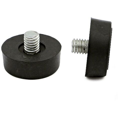 pie nivelador m6x6mm h14 ø21 negro para las bases del proveedor 1190.