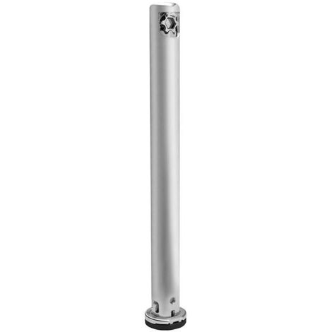 pie nivelador rekord tech h120 b/red.  regulable 25mm max. base redonda.