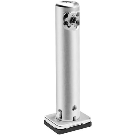 pie nivelador rekord tech h52 b/rect.  regulable 25mm max. base rectangular.