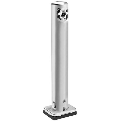 pie nivelador rekord tech h70 b/rect.  regulable 25mm max. base rectangular.