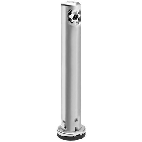 pie nivelador rekord tech h70 b/red.  regulable 25mm max. base redonda.