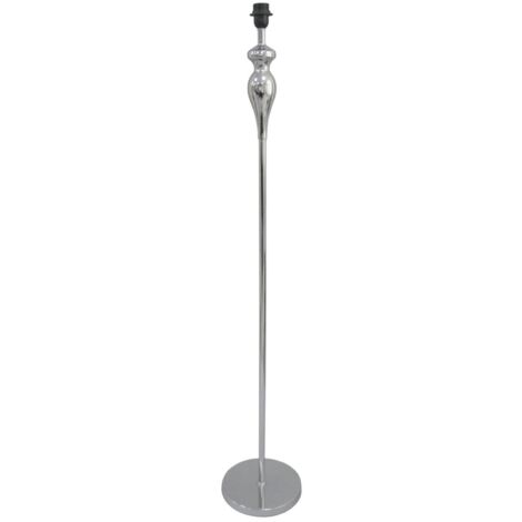 Pie para salón modelo Devon acabado cromo sin pantalla 143 cm(alto)25 cm(ancho)25 cm(largo)