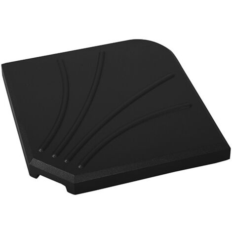 PIE PARASOL LOSETA CEMENTO NEGRO - 25 KG