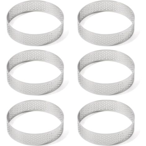 Pie Ring Pastry Pie Ring, Stainless Steel (8cm×6)