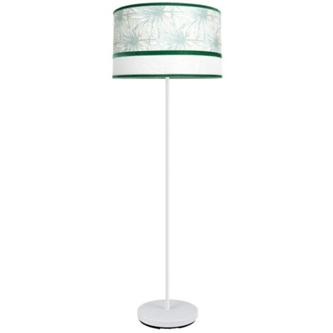 Pie Salon Caledonia 1xe27 Blanco/verde 168x40x40cm