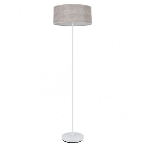 Pie Salon Jerte 1xe27 Blanco/cemento Gris 165x40x40 Cm marca FABRILAMP