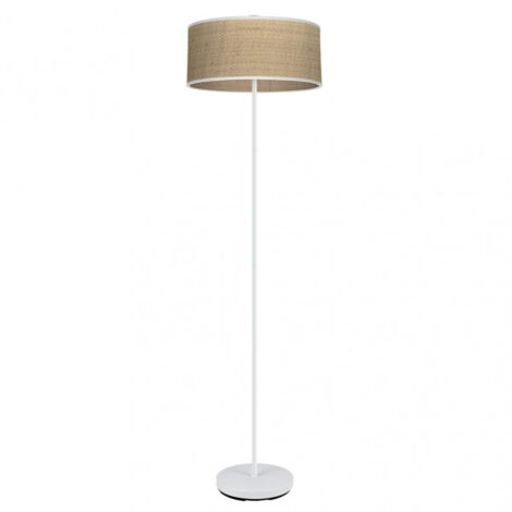Pie Salon Jerte 1xe27 Blanco/natural 165x40x40 Cm marca FABRILAMP