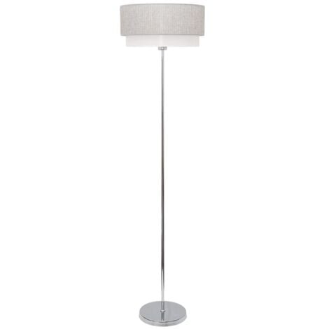 Pie Salon Kenya 1xe27 Gris/blanco 40d