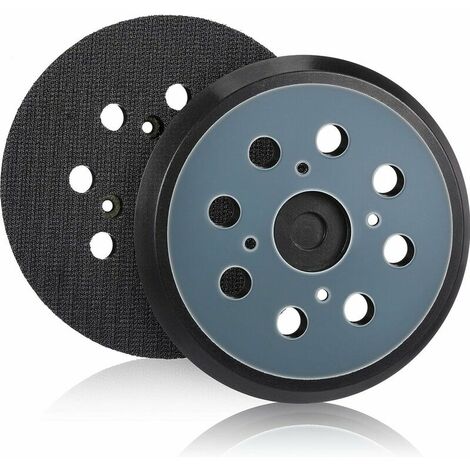 Piece 125mm 8 Hole Velcro Random Orbital Sander Pad Replacement Sanding Pad (Blue)