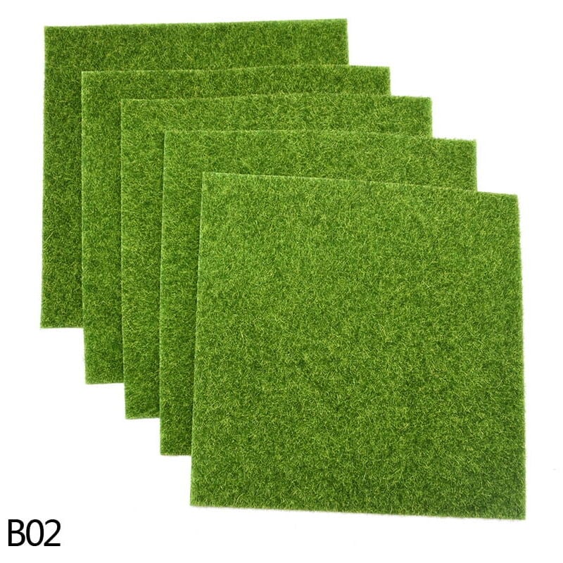 Pièce 15 x 15/30 x 30 cm, gazon artificiel pour pelouse, plantes vertes artificielles à faire soi-même, pour décoration de jardin, fournitures de