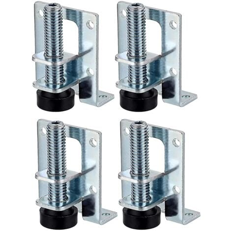 AOUGO Piece Adjustable Furniture Levelers, Heavy Duty Leveling Feet, Furniture Leveling Feet, Adjustable Furniture Feet, Furniture Leg, for Tables, Shelves, Cupboards, Workbench