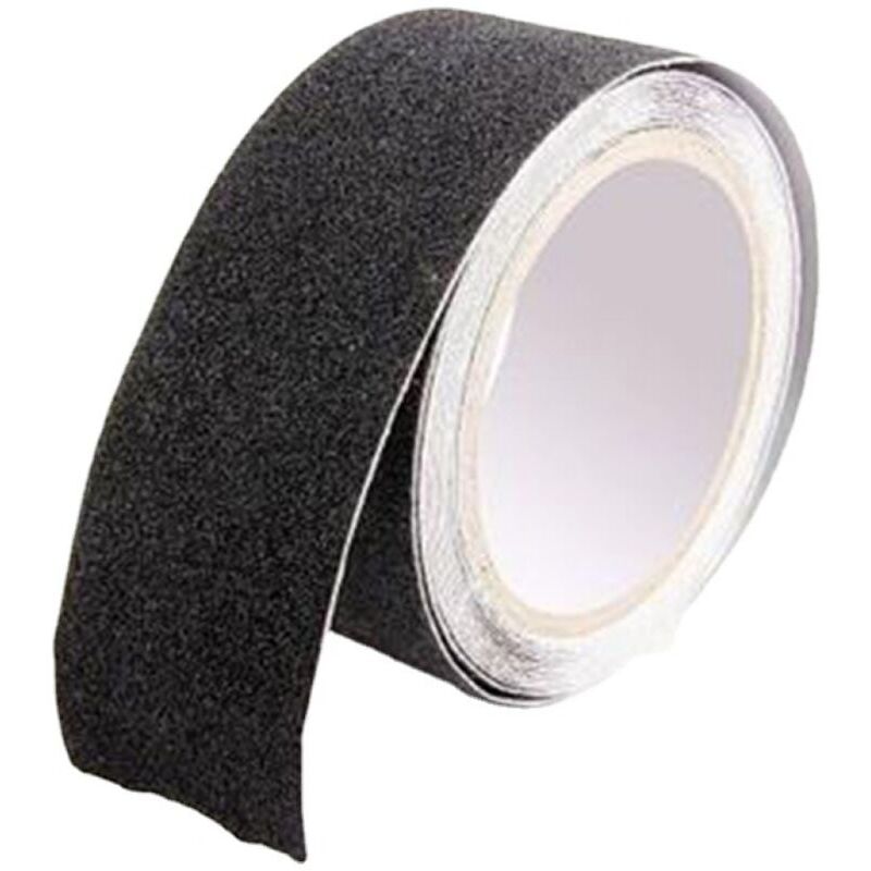 Piece Anti-Slip Stair Tape, 5 cm x 5 m, Black, Friction Safety, Step Stool, for Indoor and Outdoor Use, High Traction Ymyny