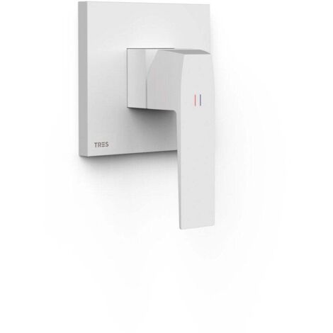 Pièce apparente pour boîtier encastré 1 voie Rapid-box Blanc mat - TRES 20227810BM