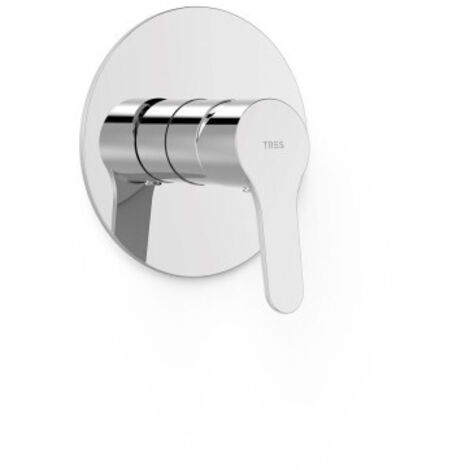 Pièce apparente pour boîtier encastré 1 voie Rapid-box Chrome - TRES 21527810