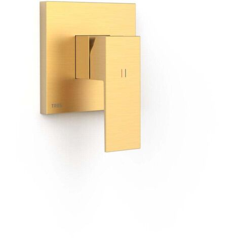 Pièce apparente pour boîtier encastré 1 voie Rapid-box Or Mat 24K - TRES 10627810OM