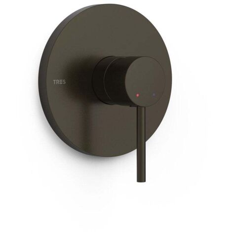 Pièce apparente pour boîtier encastré 1 voie Rapid-boxPièce apparente Noir bronze - TRES 26227810KMB