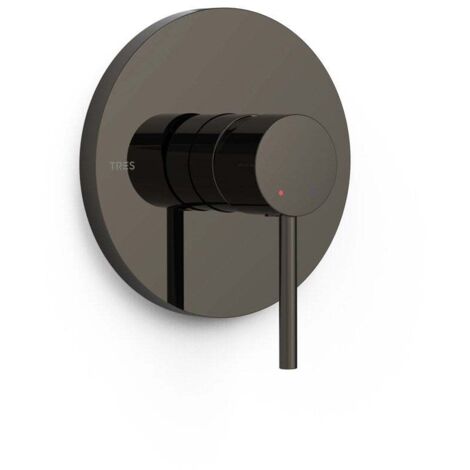 Pièce apparente pour boîtier encastré 1 voie Rapid-boxPièce apparente Noir Métallisé - TRES 26227810KM