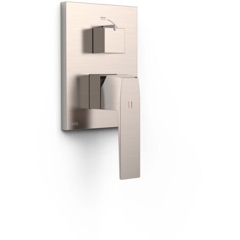Pièce apparente pour boîtier encastré Rapid-box 2 voies Acier - TRES 20228110AC