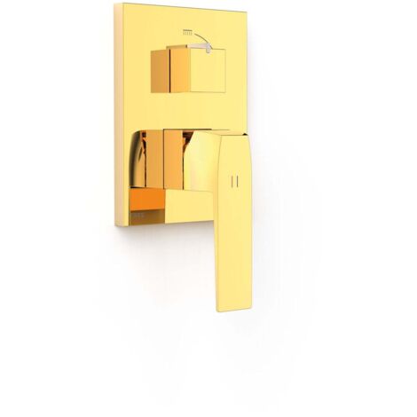 Pièce apparente pour boîtier encastré Rapid-box 2 voies Or 24K - TRES 20228110OR