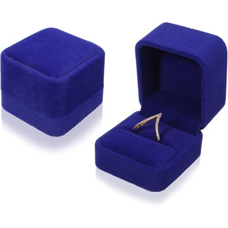 Piece Boîte à Bijoux en Velours, Boîte à Bagues, Boîte à Boucle