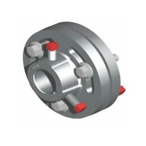 Pièce d'accouplement ajustable en aluminium 25,4 mm L= 120 mm