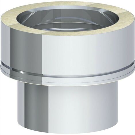 Pièce d'adaptation de E1 à D1 tuyau de fumée Ø 150 mm