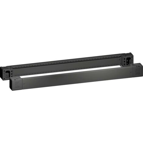 Pièce d'angle de socle VX avec cadre de base, avant et arrière, H: 100 mm, pour B: 1200 mm, tôle d'acier 8660007 Rittal
