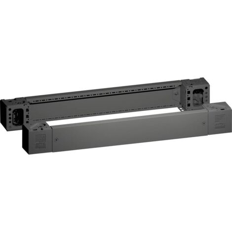 Pièce d'angle de socle VX avec cadre de base, avant et arrière, H: 100 mm, pour B: 800 mm, tôle d'acier 8660.003 Rittal
