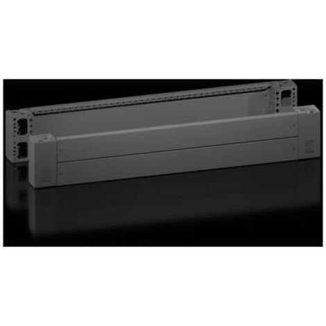 PIÈCE DANGLE DE SOCLE VX AVEC CADRE DE BASE, AVANT ET ARRIÈRE, H: 200 MM, POUR B: 1200 MM, TÔLE DACIER 8660025 RITTAL CONTENU: 1