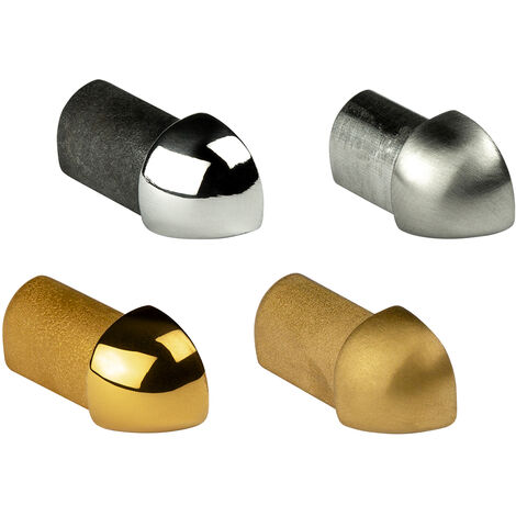 Pièce d'angle profil de quart de cercle acier inoxydable HEXIM 10-12mm HEX501