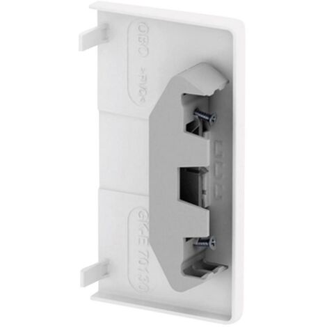 Pièce de finition obo-bettermann 6274570 PVC blanc 70x130 mm
