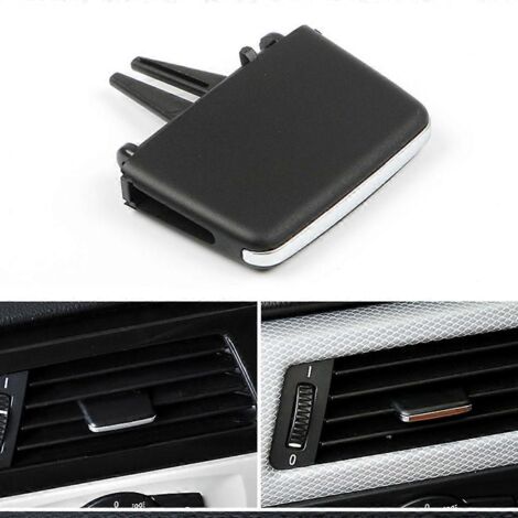 Pièce de fixation noire pour sortie d'air de voiture, compatible avec les modèles BMW Série 3 E90-E93 (clip de climatisation).