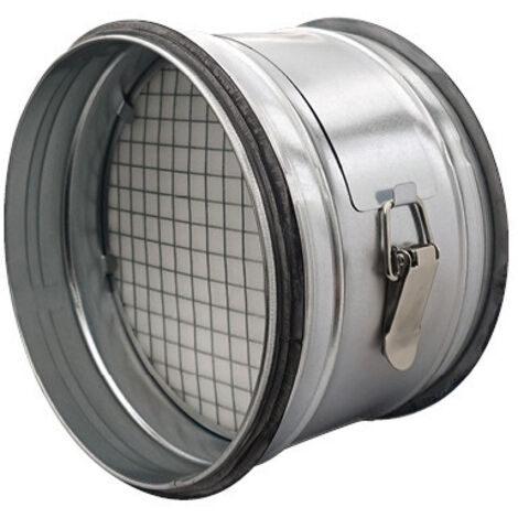 Piece de jonction mâle circulaire porte-filtre + filtre galva D125mm NATHER 990850