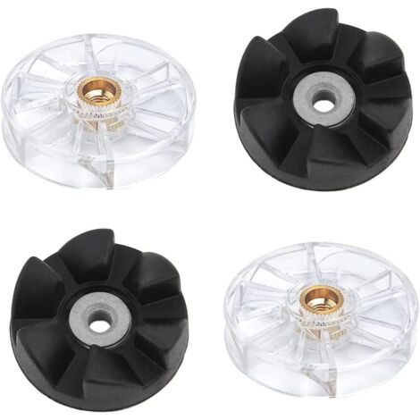 Pièce de mixeur, 2 engrenages en caoutchouc pour lames et 2 engrenages supérieurs pour base, compatible avec600 W et 900 W