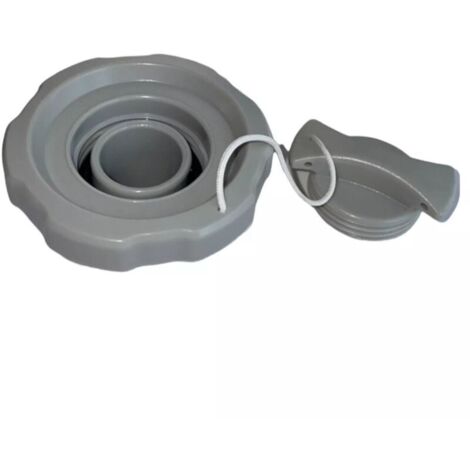 Pièce de rechange Bestway : Bouchon de valve à vis P05767 et bouchon supérieur pour baignoire balnéo LAY-Z-SPA, bouchon de valve de rechange d'origine.