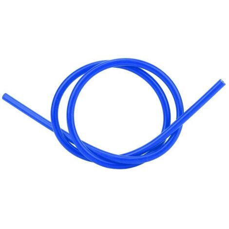 Pièce de rechange d'accessoire automatique de voiture de fil de cble d'allumage d'étincelle de Silicone de 8mm (bleu)