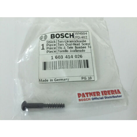 Pièce de rechange d’origine BOSCH 1603414026  Vis à tête cylindrique Torx