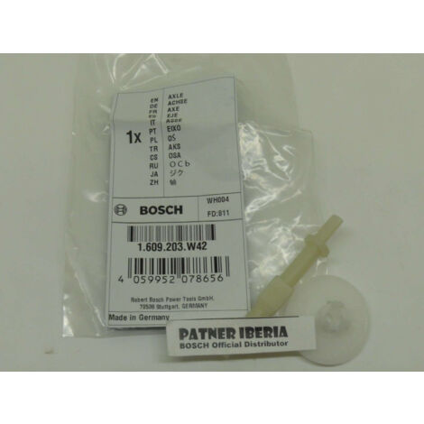 Pièce de rechange d’origine BOSCH 1609203W42  Essieu pour les modèles GAS 50 et GAS 25