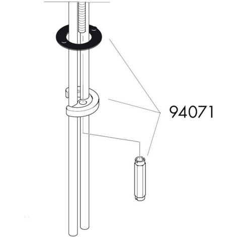 Pièce de rechange fixation arbre cpl.