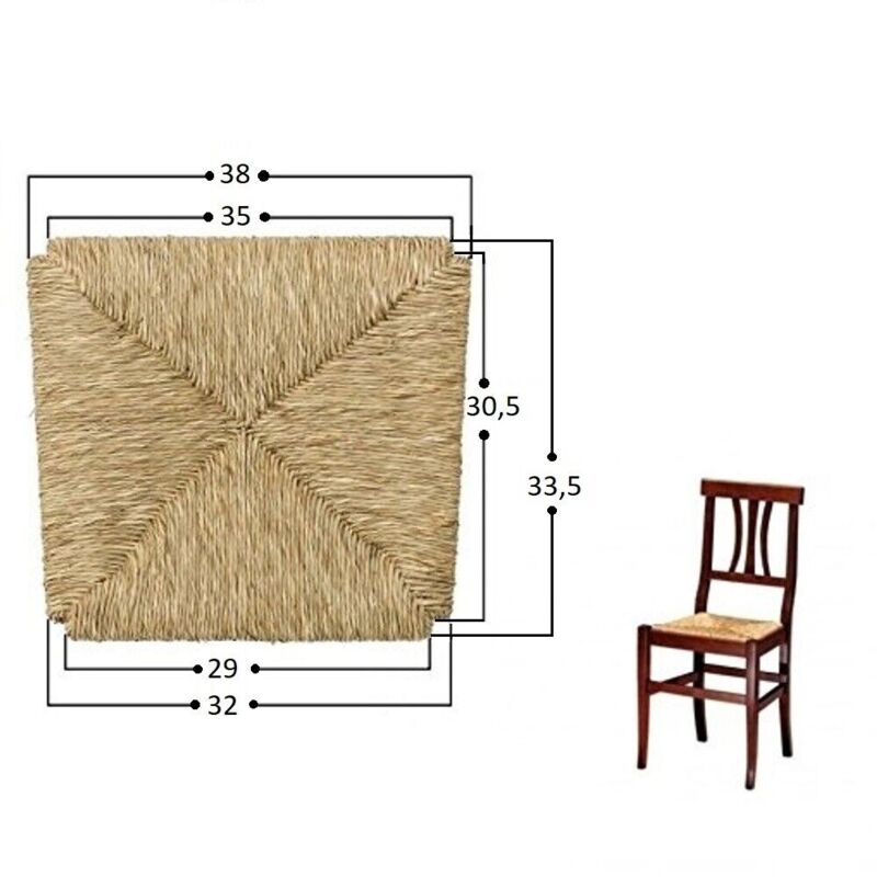 Pièce de rechange pour chaise rustique en paille des marais 996